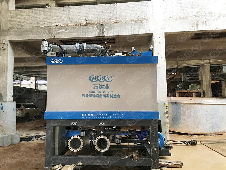 广东佛山陶瓷行业高岭土磁选设备一期工程使用案例